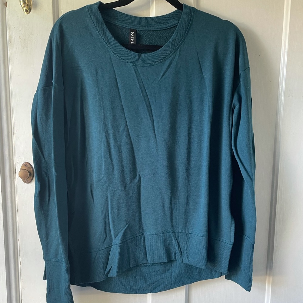 teal altheta sweatshirt